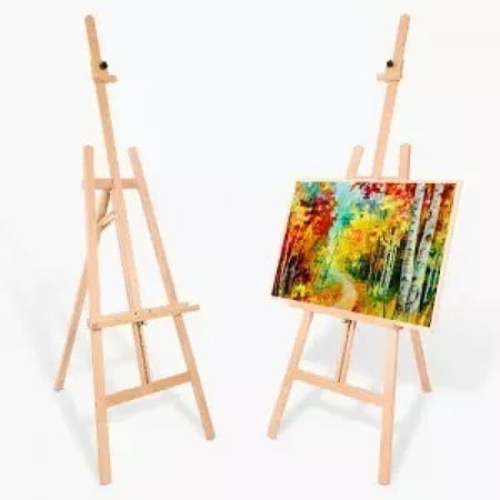 حامل رسم خشبي مقاس 120 سم لتنسيق هدايا وتوزيعات لوحة كانفس