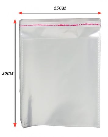 أكياس تغليف شفافة مقاس 25 في 30 سم عالية الجودة