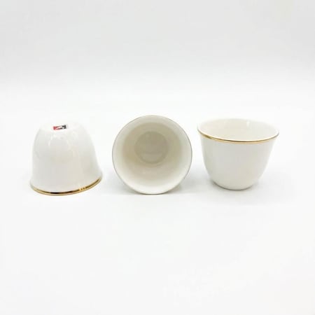 فناجيل قهوة عربية مزينة بالفينيل الستيكر لمشاريع الهدايا والتوزيعات