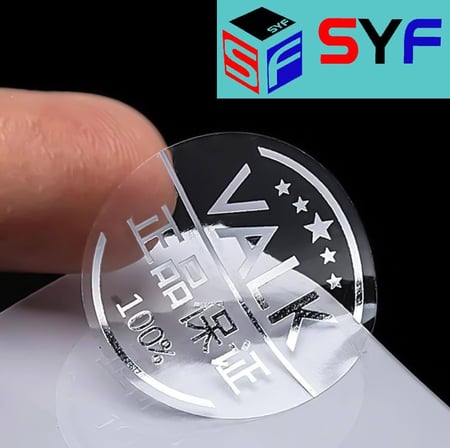 ورق لاصق شفاف للطباعة ماركة SYF مقاس A4 جودة عالية