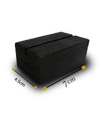 ستاند خشبي سادة لون أسود لعرض المنتجات باحترافية