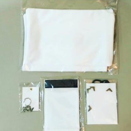 تعليقة سيارة مخمل ابيض للطباعة الحرارية والسبلميشن