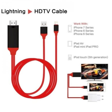 وصلة ايفون للتلفزيون مثالية للالعاب والبث المباشر السريع