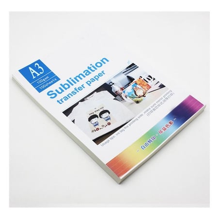 عبوة ورق طباعة حراري سبلميشن مقاس A3 تحتوي على 100 ورقة عالية الجودة