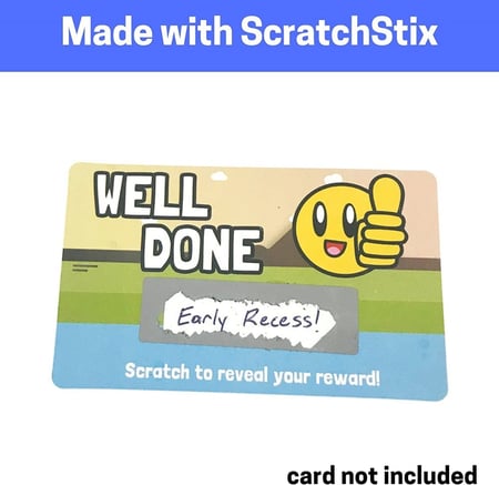 طريقة استخدام ملصق الكشط الرمادي على ورق الطباعة الحراري