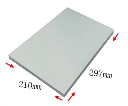 ورق لاصق ابيض لامع white sticker paper