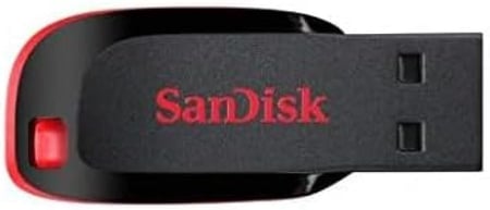 محرك فلاش USB سانديسك SanDesk 32GB المحمول كروزر بليد 32 جيجابايت أسود