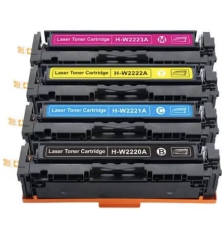 طقم حبر اتش بي صيني ليزر ملون 222A