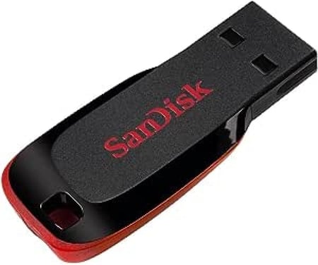 محرك فلاش USB سانديسك SanDesk 16GB المحمول كروزر بليد 16 جيجابايت أسود