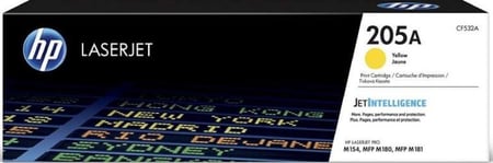 اتش بي 205A مجموعة خراطيش مسحوق حبر أصلية (4 قطع متعدد الألوان)