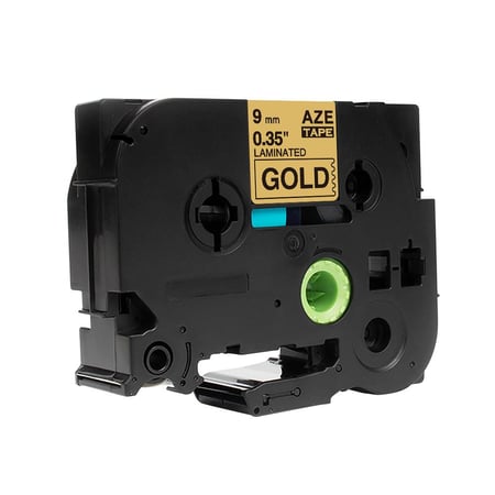 TZC-821 ليبل براذر 9 ملي اسود على ذهبي