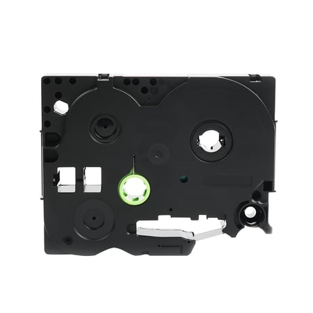 ليبل براذر صيني مقاس 9 ملي TZC-S121 طباعة اللون اسود على شفاف