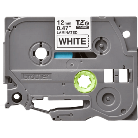 231-TZE شريط لاصق براذر اصلي مقاس 12MM اسود-ابيض