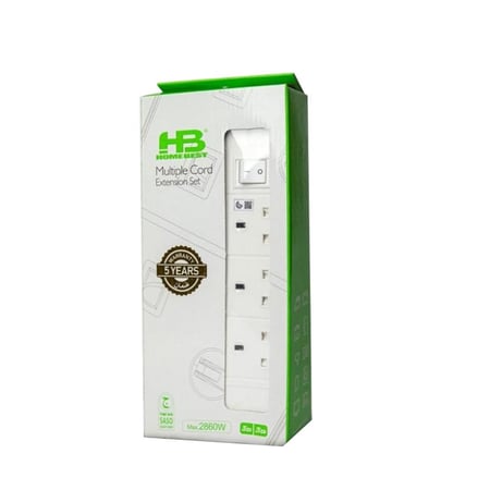 توصيلة كهربائية هوم بست 3 منافذ 3 متر – SU343-3M