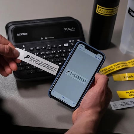 طابعة ملصقات كبيرة PT-D610BT - رواد الأحبار