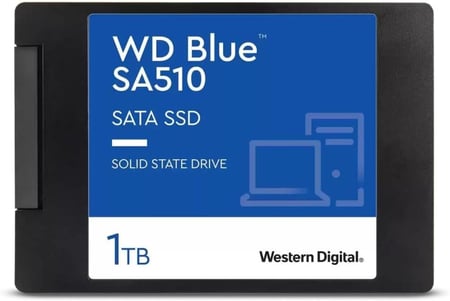 هارد SSD داخلي 2.5 بوصة سعة 1 تيرابايت ويسترن ديجيتال WD Blue SA510