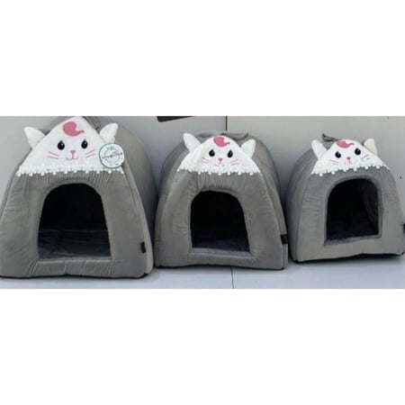 سرير ومنزل للقطط و الكلاب بتصميم يشبه الخيمة من بيت اند مور