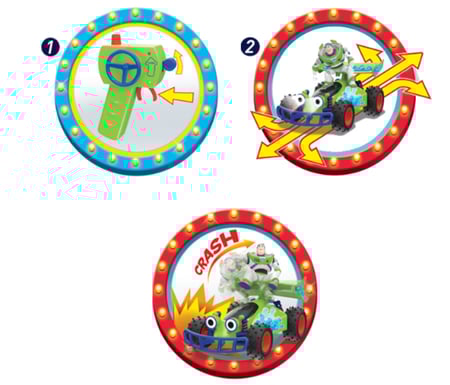 سيارة توي ستوري RC باز يطير