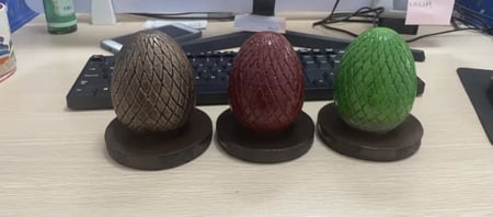 بيوض تنانين دنيرس الثلاث قيم اوف ثرونز | Daenerys Dragon Eggs Game Of Thrones