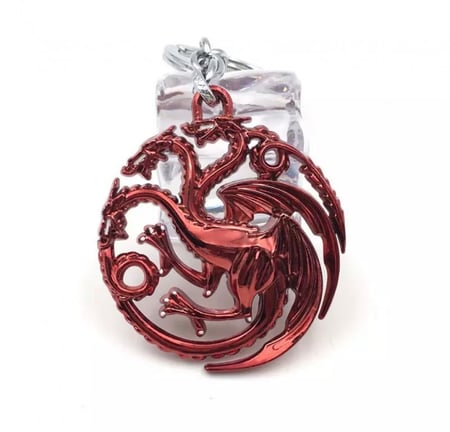 قلادة / ميدالية مفاتيح هاوس تارقيرين | house targaryen