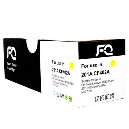 حبر ليزر FQ متوافق مع CF402A 201A أصفر