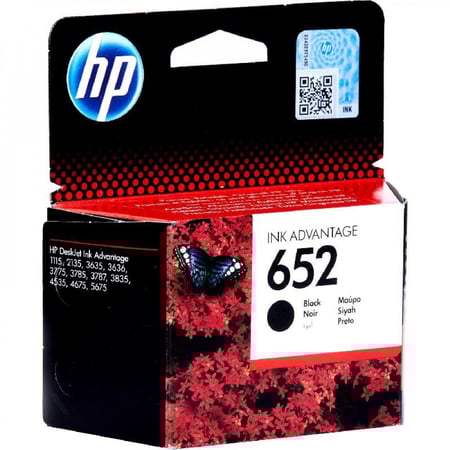 حبر سائل اتش بي أصلي F6V25AE 652 أسود