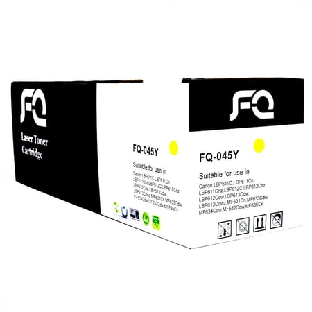 حبر ليزر FQ متوافق مع كانون 045Y أصفر