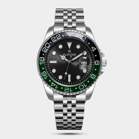 ساعة رجالية سير ستيل فضي