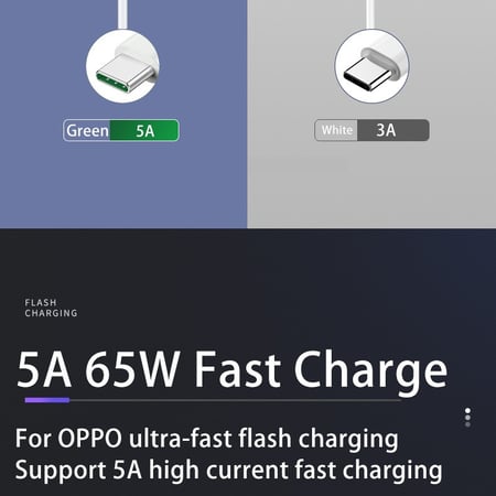 كيبل شحن أوبو 65W - مقاس 0.25