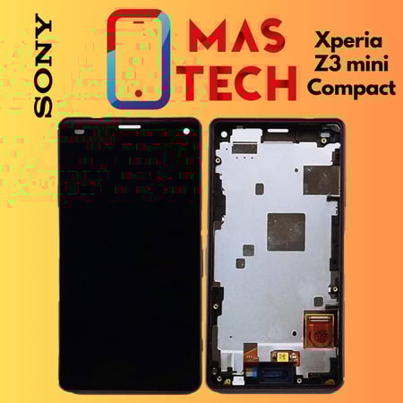 شاشة مع إطار سوني أكسبيريا Z3 ميني