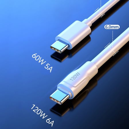 كيبل شحن سريع 120W - 6A - مقاس ا متر