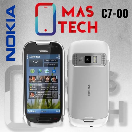 إطار مع  زجاج لمس نوكيا C7
