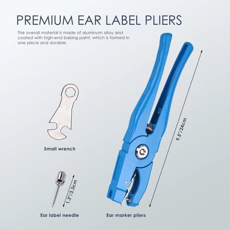 كماشة ترقيم كبير ازرق