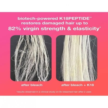 كي K 18 - قناع يترك على الشعر للاصلاح الجزيئي بالببتيدات
