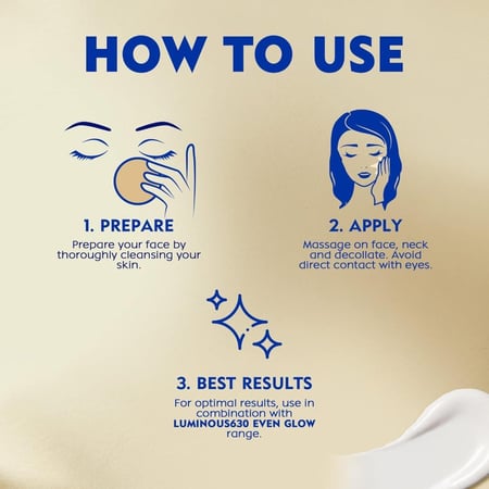 كريم ليلي لومينوس 630 إيفن جلو - نيفيا