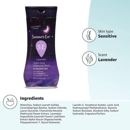 سمرز ايف - غسول ليلي للمناطق الحساسة بالافندر