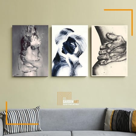 لــوحات ثلاثية - فن تجريدي