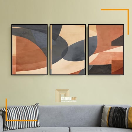 لــوحات ثلاثية - فن تجريدي