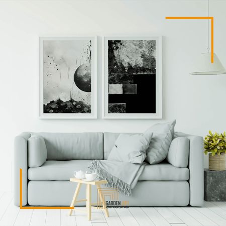 لــوحات ثنائية - تصميم مودرن