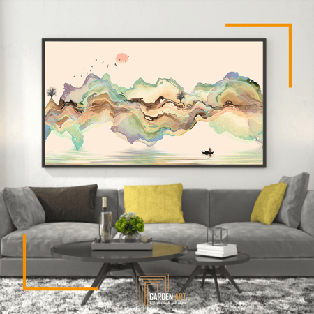 لــــوحات جداربة - فـن تجـــريدي