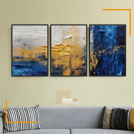 لــوحات ثلاثية - فن تجريدي