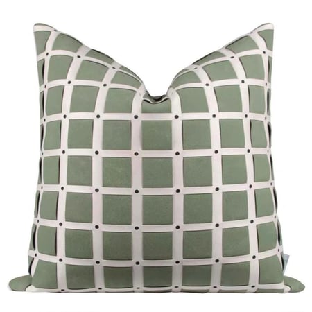 غطاء وساده اخضر مقاس 50x50cm