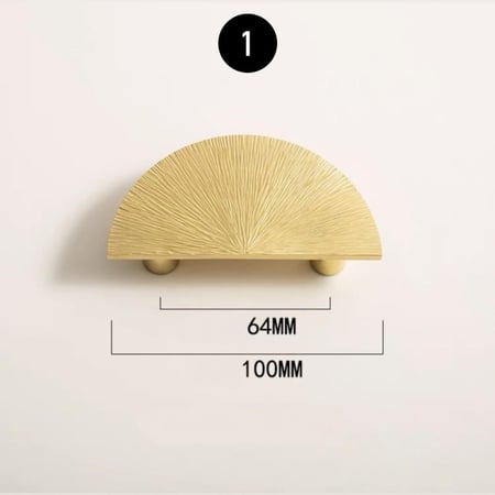 مقبض دولاب ذهبي نصف دائره