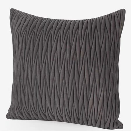 غطاء وسادة رمادي