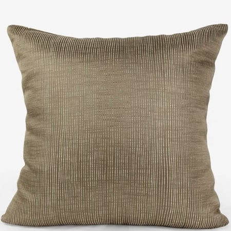 غطاء وسادة بني ذهبي