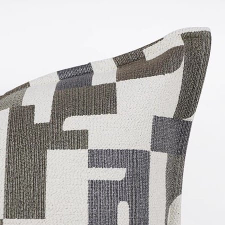 غطاء وسادة رمادي