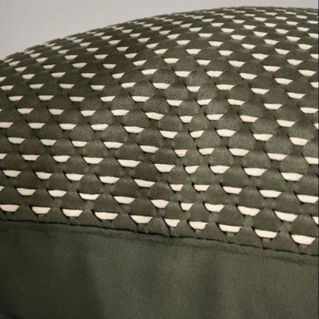 غطاء وسادة زيتي واخضر انيق