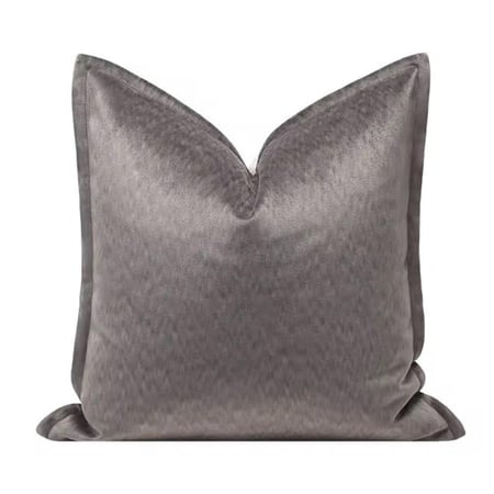 غطاء وسادة بلون رمادي أنيق ولمسة ناعمة