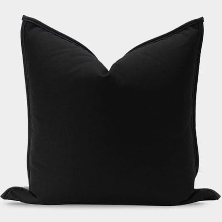 غطاء خدادية أزرق بحواف أسود