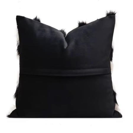 غطاء خداديات فاخر بنقشة شيفرون من الفرو الصناعي